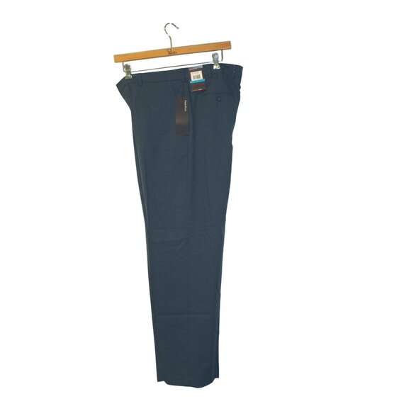 NWT Perry Ellis Mens Dress Pants 36x34 Navy Polyester Work Office Casual - Picture 8 of 15